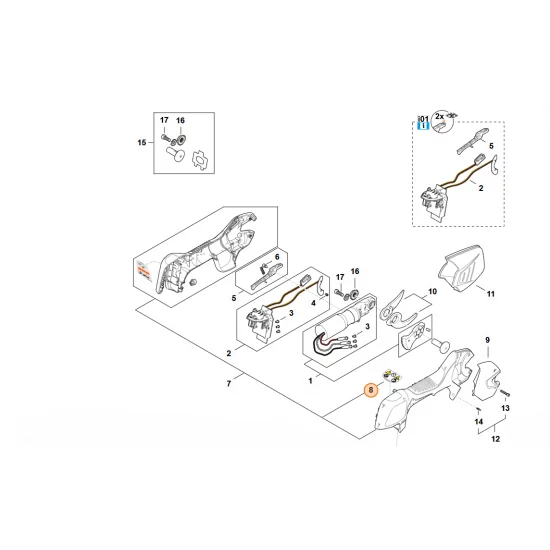 STIHL  Tabliczka ostrzegawcza VA05 967 7300